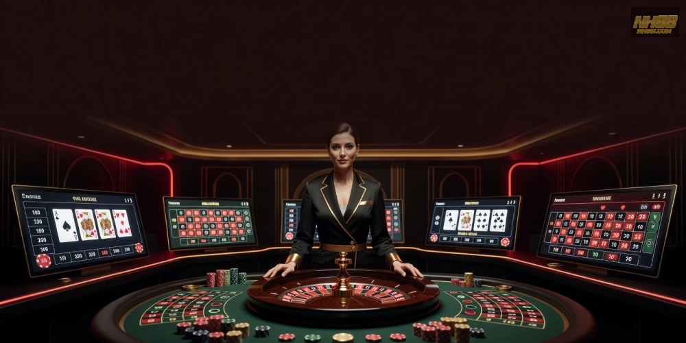 Khái niệm live casino nh88 với dealer thực thụ và công nghệ streaming hiện đại