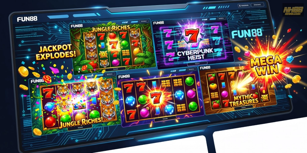 Top 2 nền tảng quay nổ hũ Fun88 với jackpot hấp dẫn năm 2025