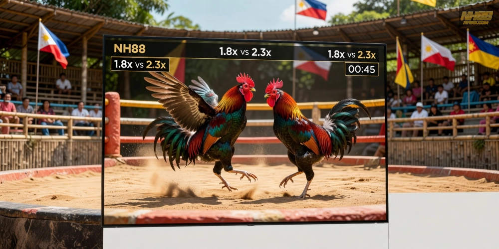 Trường gà Philippines trên NH88 với các trận đấu đa dạng và giao diện cá cược thân thiện